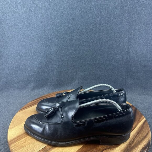 Footjoy Classics Black Leather Tassel Loafer Mens Sz 12C Casual Slip On Shoes - Picture 6 of 12